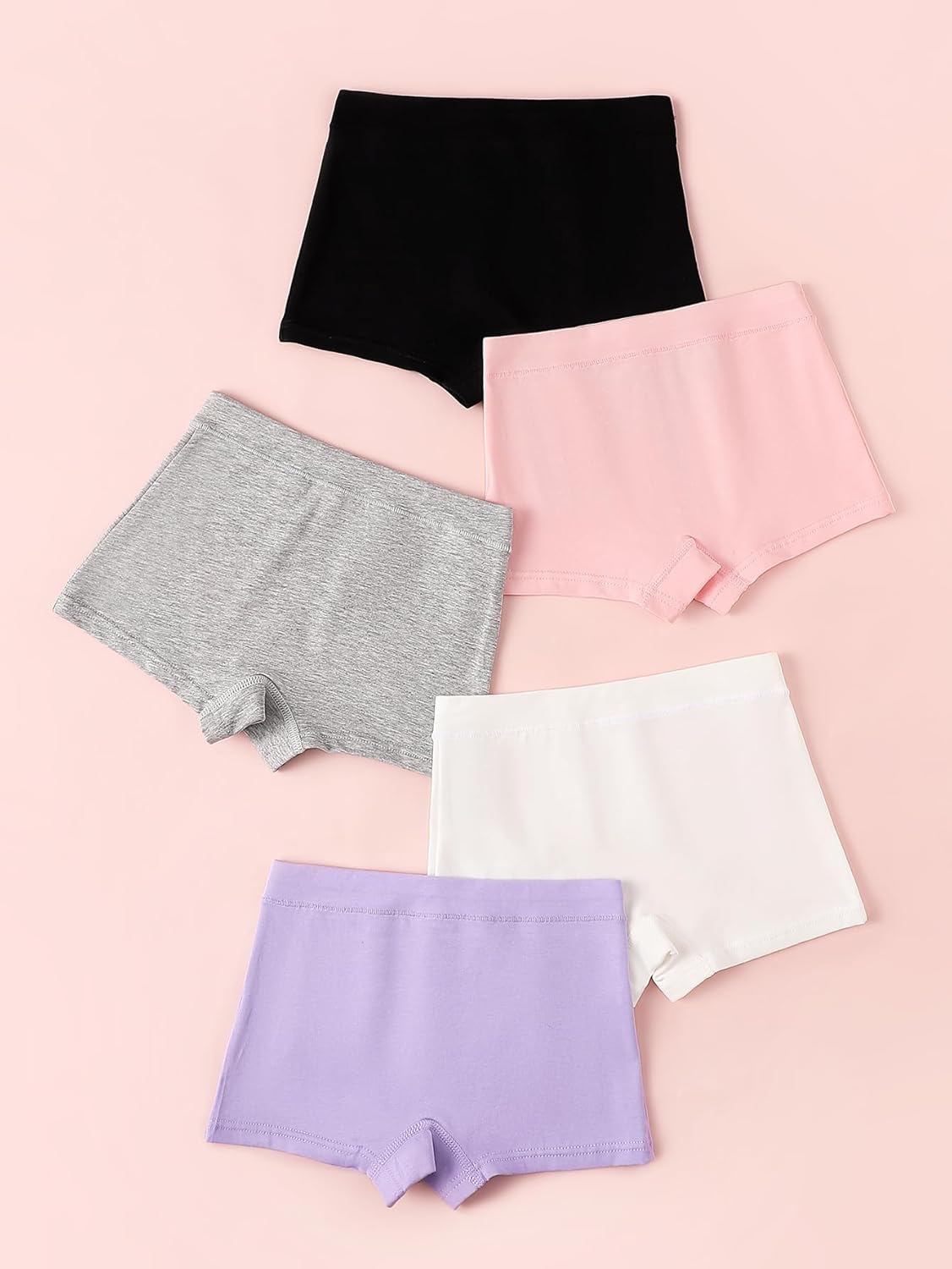 CHUNG Toddler Little Girls Kids Briefs Panties Soft Cotton Boyshort Underwear Pack Big Girl Daily Cute Pattern