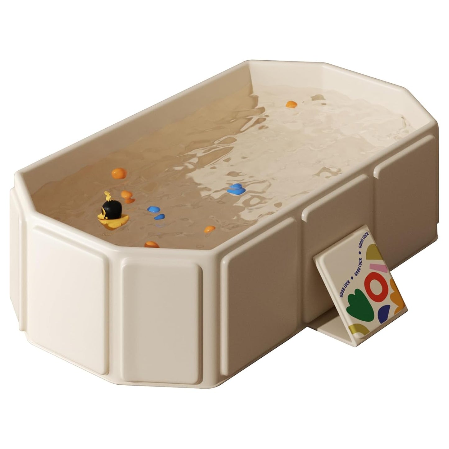 Baby Foldable Kids Bathtub for Infants to Toddler with Non-Slip Base,Easy Storage,Perfect for Small