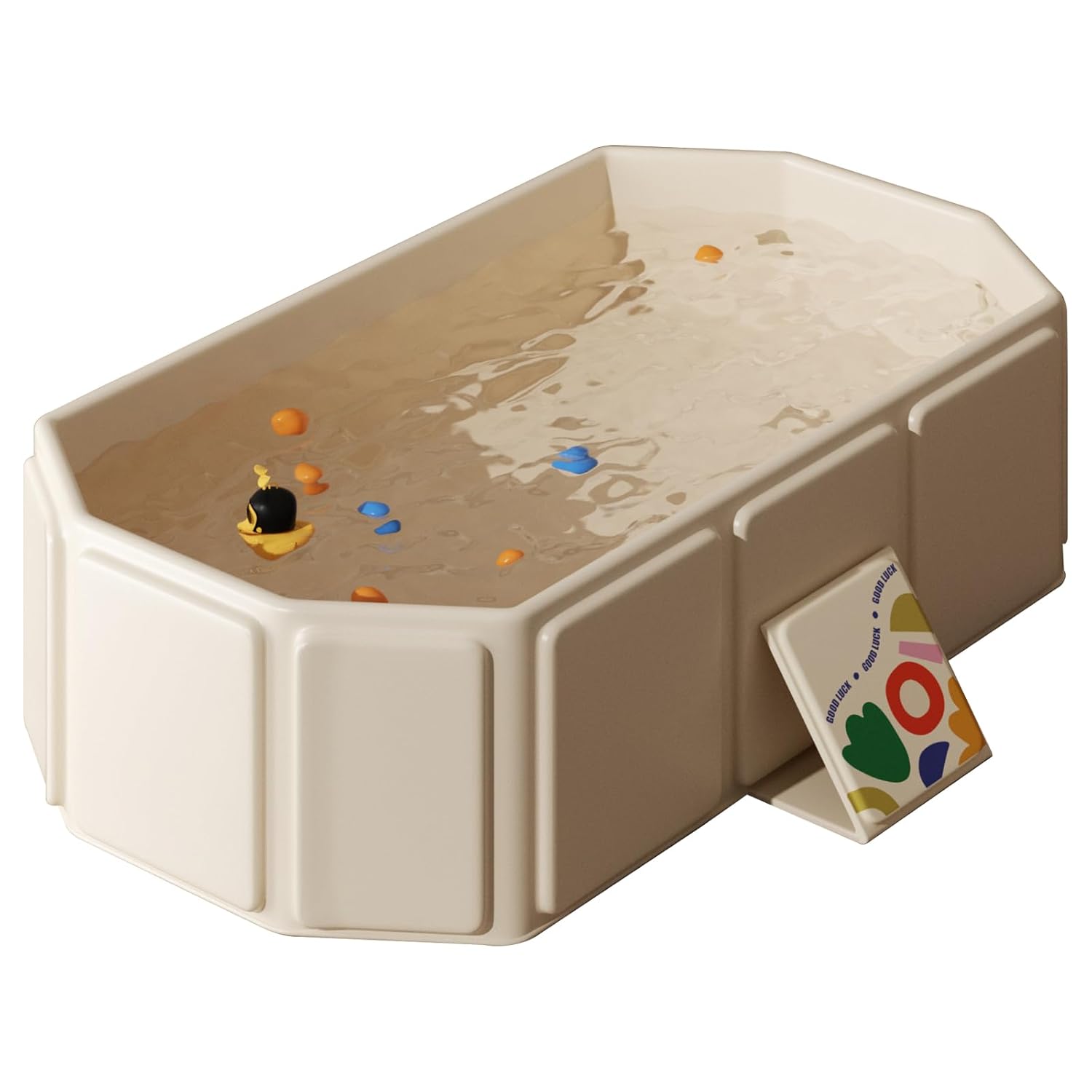Baby Foldable Kids Bathtub for Infants to Toddler with Non-Slip Base,Easy Storage,Perfect for Small