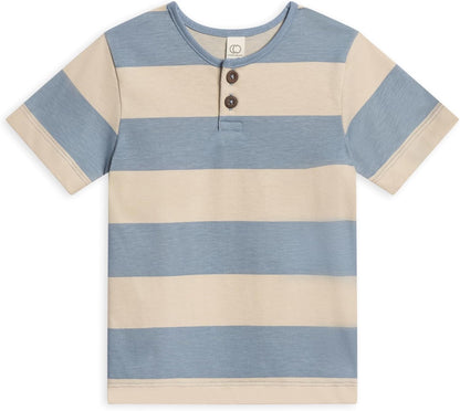 Colored Organics - Organic Cotton Toddler Short Sleeve Shirts - Baby Toddler and Kids Tops - Girls and Boys Tees