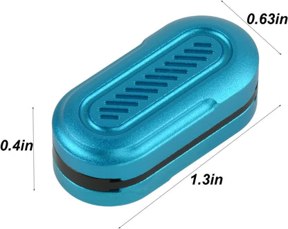 Fidget Toys Adults Metal Fidget Slider EDC Fidget Toys Magnet Fidget Stress Relief ADHD Toys Desk Toys for Office for Adults(Mini Fidget Slider Blue)