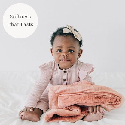 SARANONI Security Blankets for Babies Super Soft Boutique Quality Lush Luxury Baby Blanket (Mini
