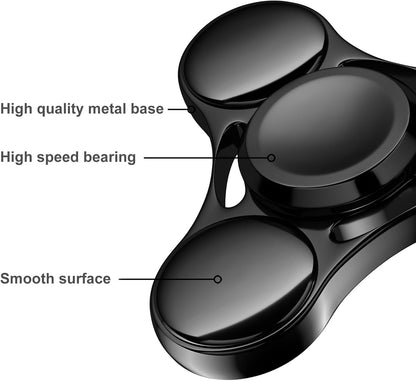 ATESSON Fidget Spinners Toy,Ultra Durable Stainless Steel Bearing High Speed 3-5 Min Precision