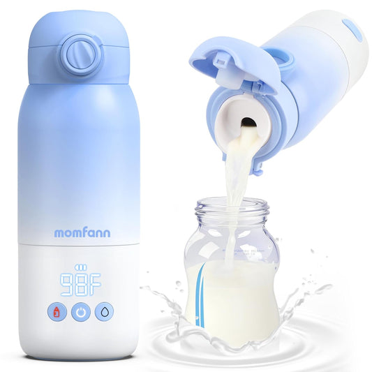 Portable Bottle Warmer for Travel, Dual Heating Modes for Breastmilk & Water, Portable Bottle Milk