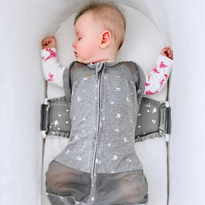 Happiest Baby SNOO Sleep Sack - 100% Organic Cotton Baby Swaddle Blanket - Doctor Designed Promotes