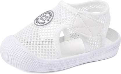 BMCiTYBM Baby Boy Girl Closed Toe Summer Sandals Lightweight Shoes Infant Non-Slip First Walking Sneakers 6 9 12 18 24 Months