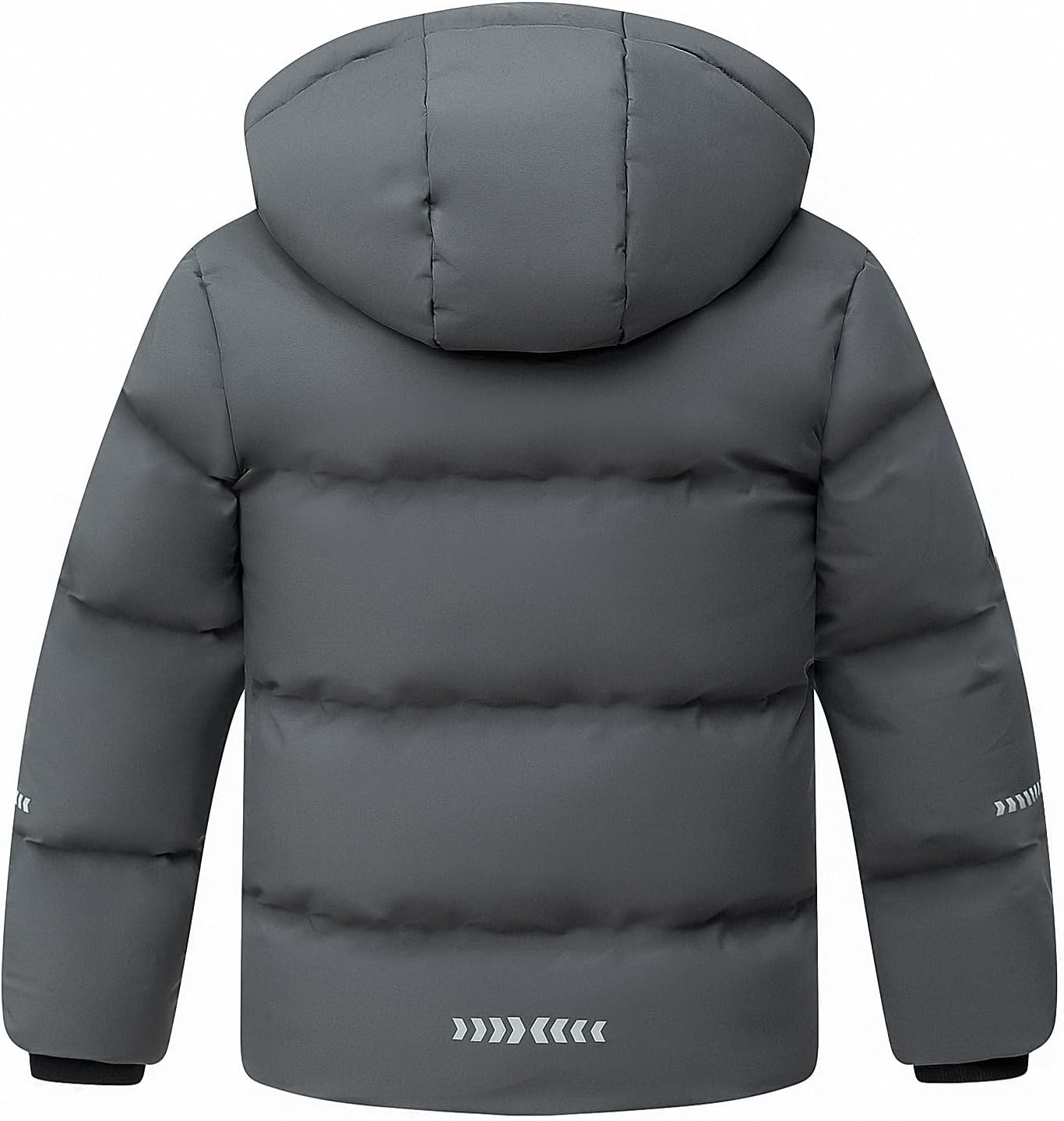 Kids Boy's Winter Coat Fleece Lined Waterproof Jacket Puffy Cotton Coat Thick Hooded Down Outdoor Coats
