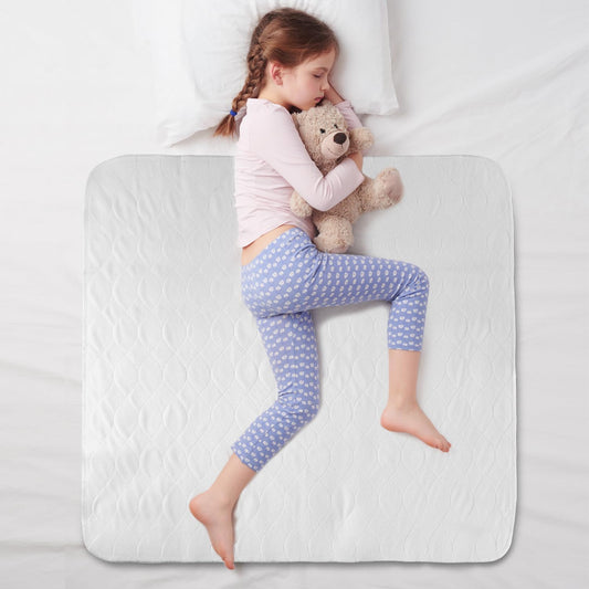 Bamuho Pee Pads for Kids 34"x 36", Washable Potty Training Bed Pads for Toddlers with 4 Layers of