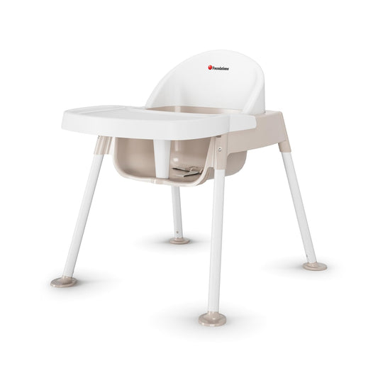 Foundations Secure Sitter 13" Feeding Chair, Stable “No Tip” Feet, 3-Point Adjustable Harness
