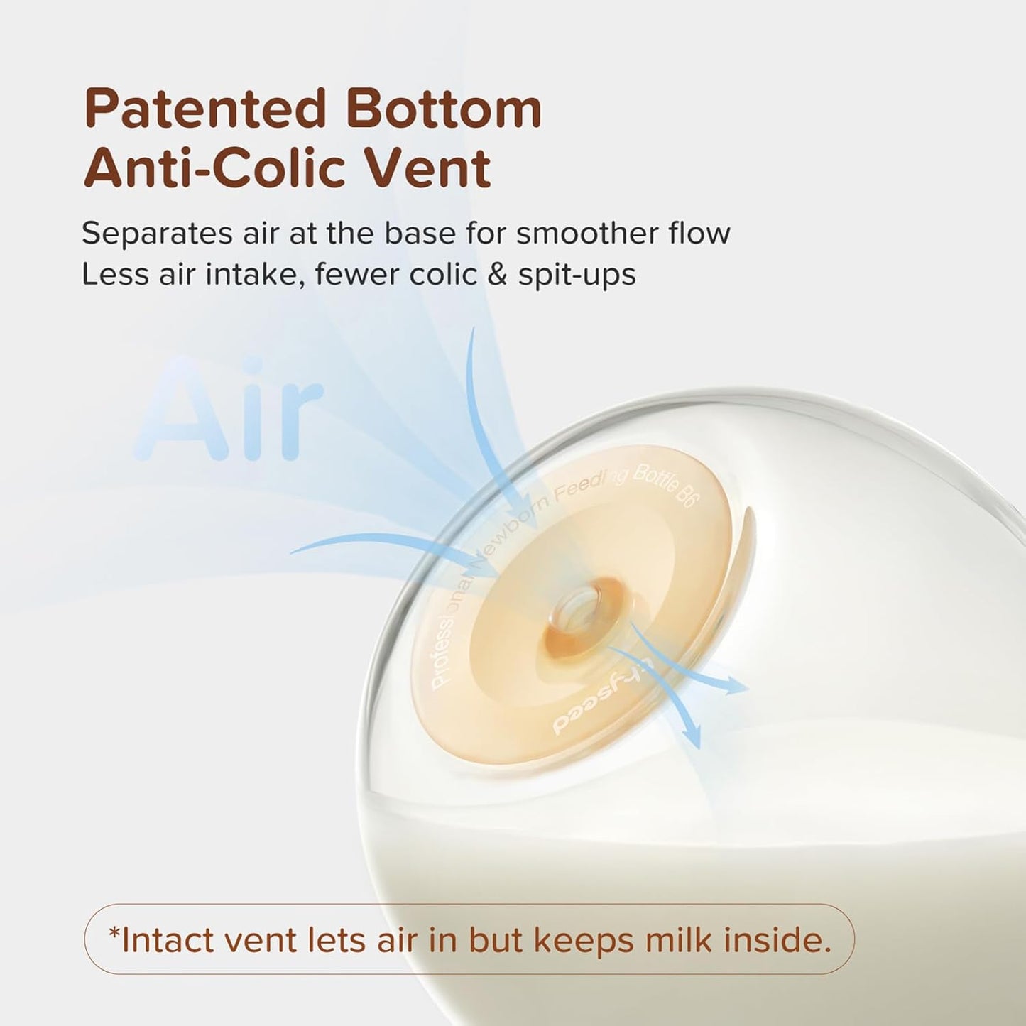 Glass Natural Anti-Colic Baby Bottles | Newborn Breast Like Nursing Bottle for Breastfed Babies