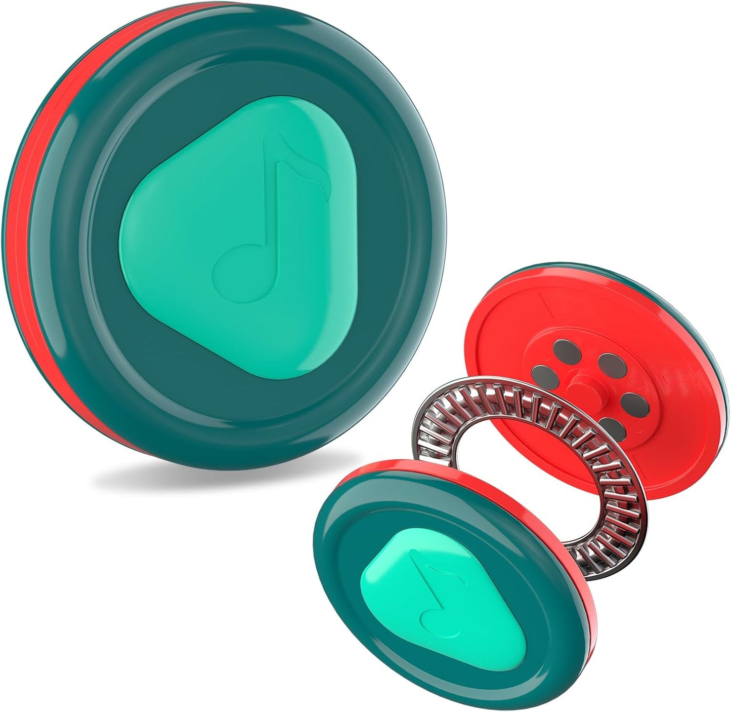 Fidget Slider Coin Toy Haptic Coin Blue Plastic Fidget Toy EDC Fidget Toy for Adults Desk Fidget Toys