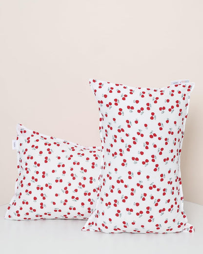ALVABABY Toddler Pillowcases 2 Pack Muslin Cotton Kids Pillow Cover Fit 13"x 18" or 12"x16" Envelope for Girl Boy Sleepy Travel 2TPM01A