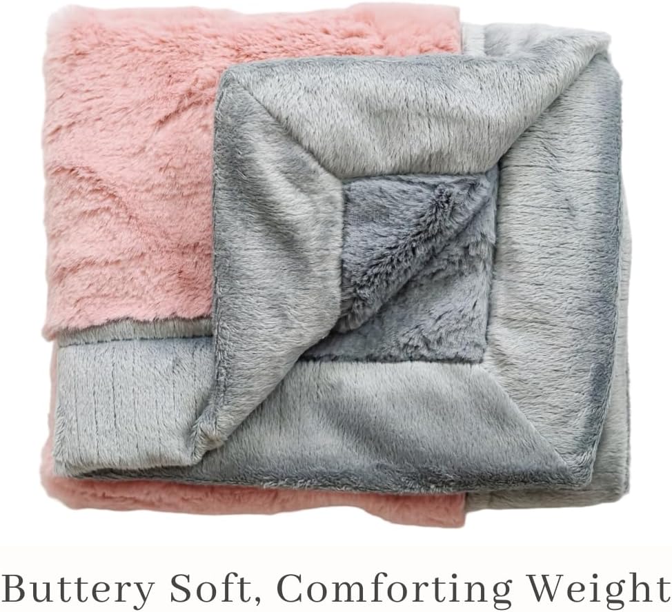 SARANONI Security Blankets for Babies Super Soft Boutique Quality Lush Luxury (Mini 15" x 20"