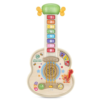 LeapFrog Strum and Count Wooden Guitar, Musical Toddler Toy