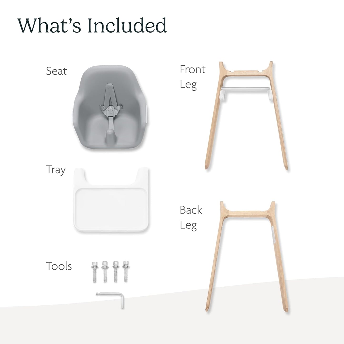 UPPAbaby Ciro High Chair/Sleek, Easy-to-Clean Design/Perfect-Fit Tray to Bring Baby to
