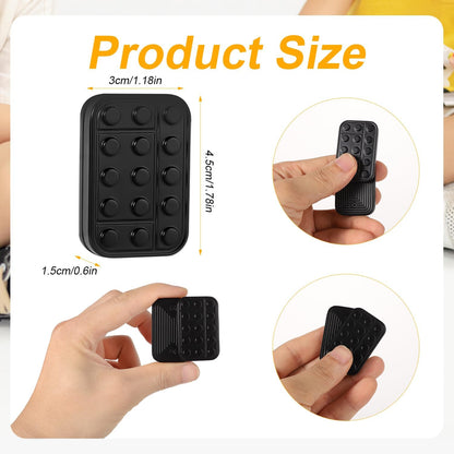 Metal Fidget Slider, Fidget Toys Slider Black Magnetic Metal Fidget Toy EDC Metal Push Slider Toys for Adults Stress Reduce Office, Home, School