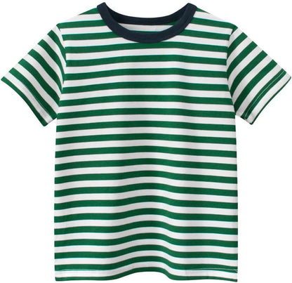 Boys' 4-Pack Excavator Short Sleeve Crewneck T-Shirts Top Tee Size 2-7 Years Toddler Boys' Value Pack Cotton T-Shirt