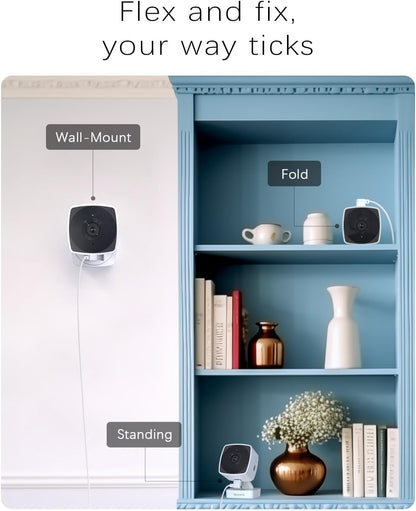 blurams Cameras for Home Security 5G&2.4G, 2K Security Camera Indoor, Pet Camera with Phone App, Indoor Camera w/AI Motion Detection, 2-Way Audio, Compatible with Alexa&Google Home Assistant