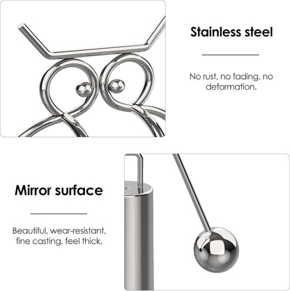 SHIDOW Kinetic Art Balance Toy, Owl Shaped Balancing Physics Toy, Office Desk Tumblers Decompressive Ornaments, Physics Science Model Teaching Supply Desktop Decoration (1PCS)