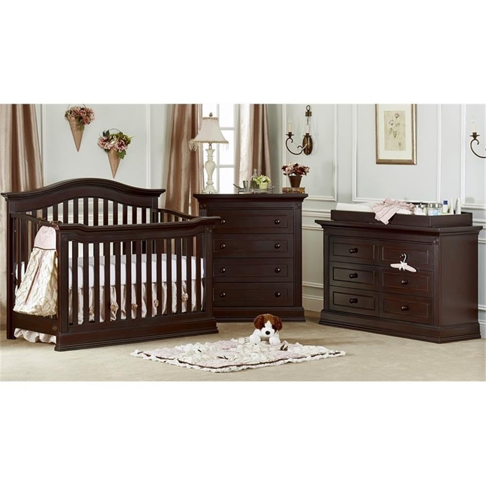 Baby Cache Montana Lifetime Convertible Crib - Espresso