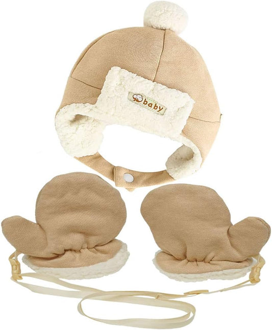 Baby Mittens Sherpa Lined Fleece 0-24 Months Winter