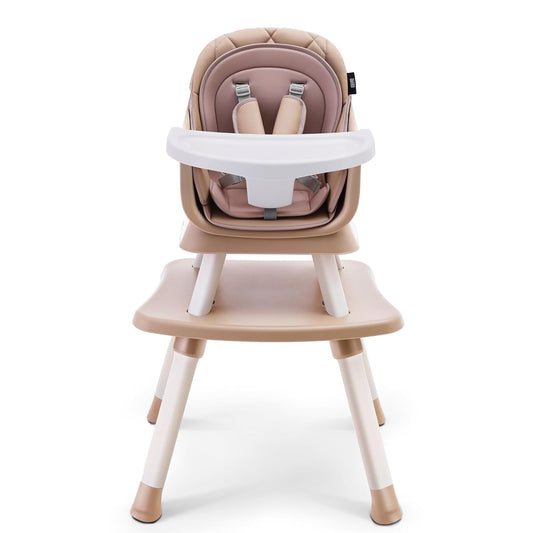HARPPA 6 in 1 Baby High Chair, Convertible Infant Feeding Chair for Babies & Toddlers Table, Dining