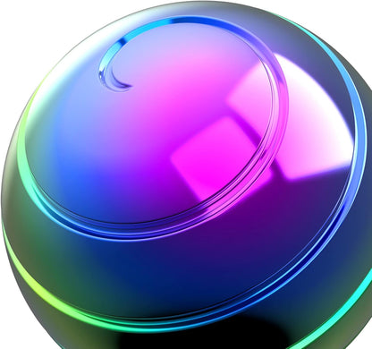 Extra Large Kinetic Spinning Desk Toy, 2.17'' Cool Office Gadgets Sensory Desk Toys for Adults, Optical Illusion Fidget Toys Ball for Adutls (55MM, Rainbow)