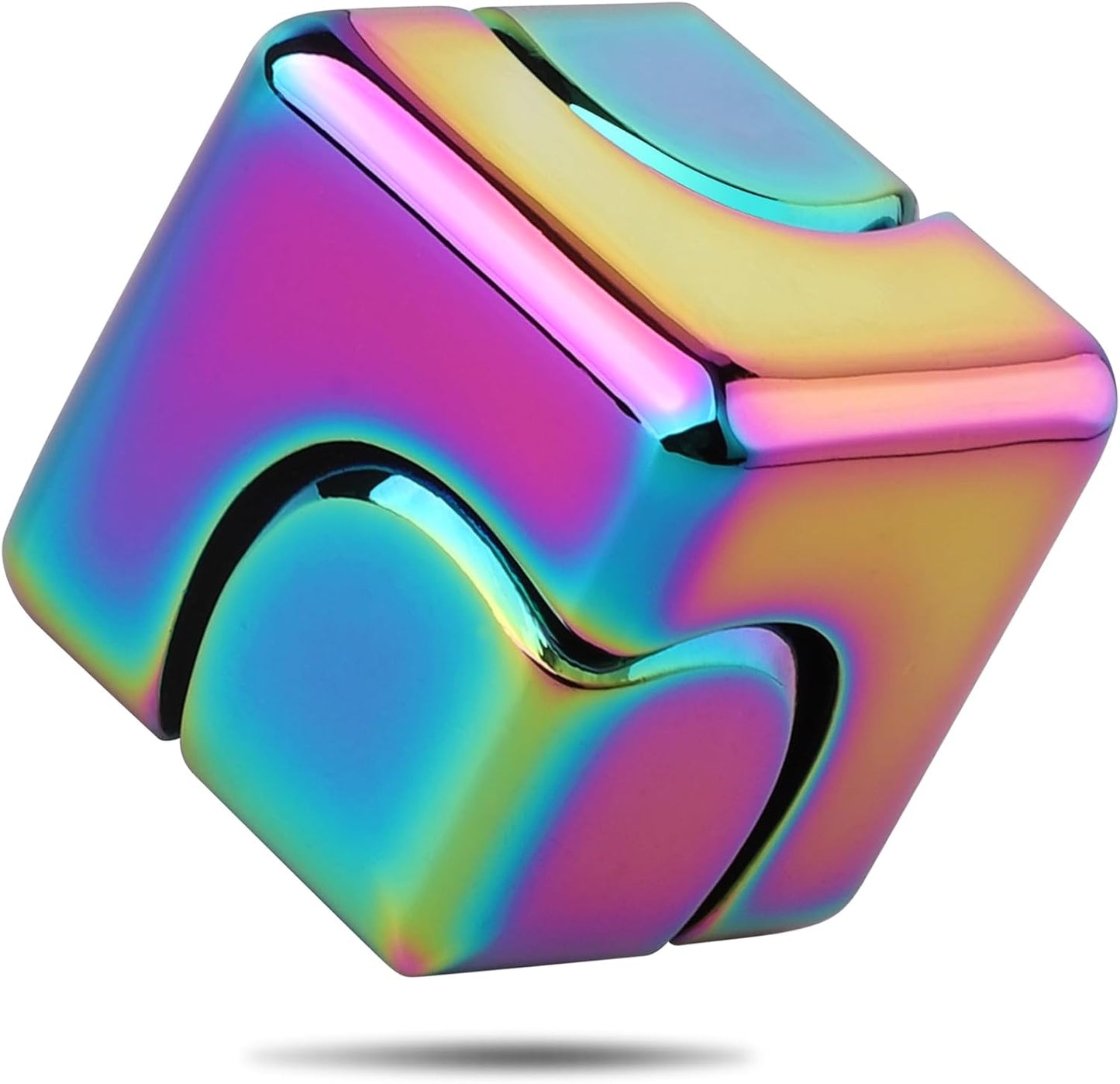 Infinity Cube Fidget Spinner Toy for Kid Adult, Metal EDC Fidget Block Figner Spinner 4 in 1 Focus
