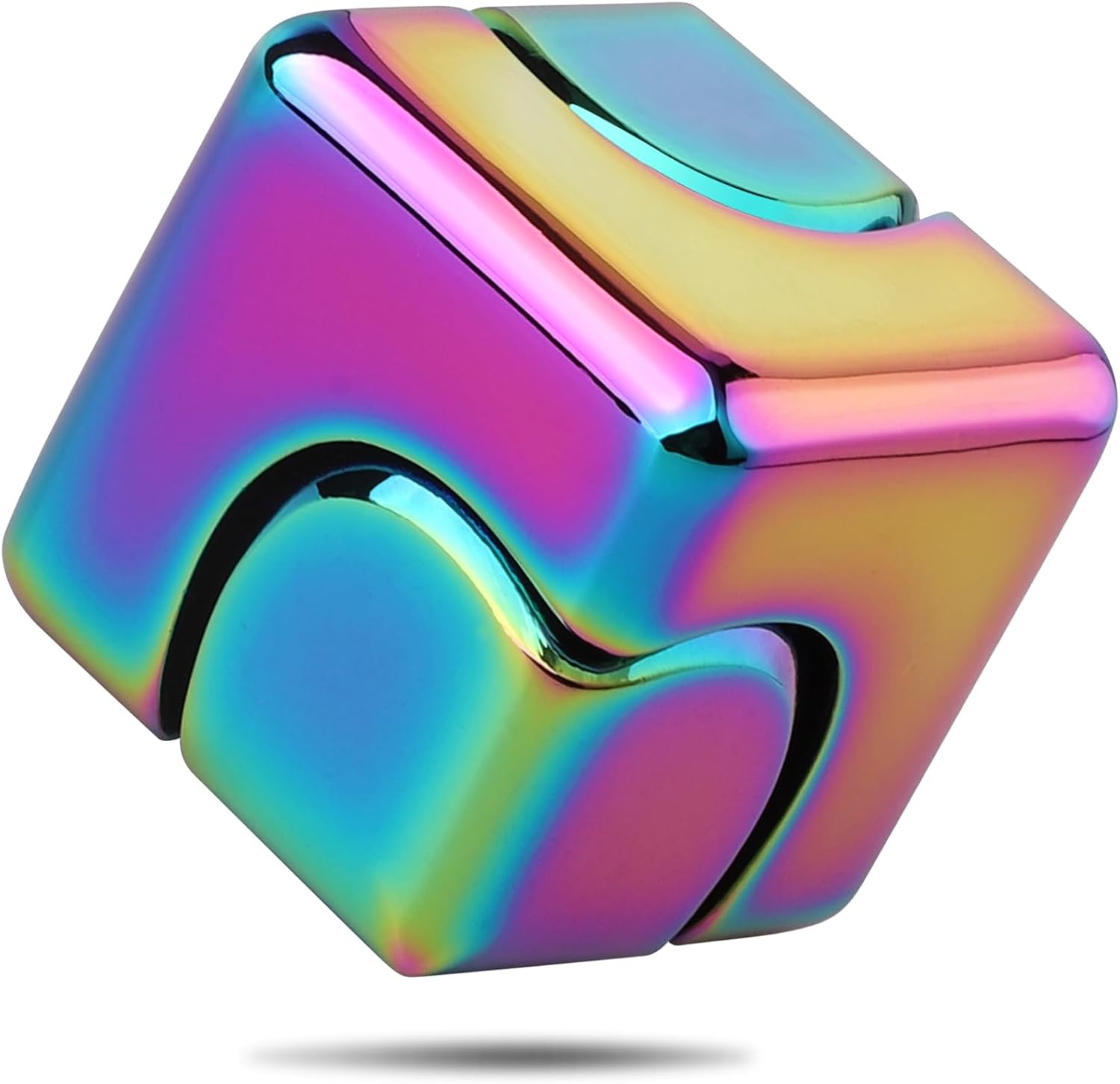 Infinity Cube Fidget Spinner Toy for Kid Adult, Metal EDC Fidget Block Figner Spinner 4 in 1 Focus