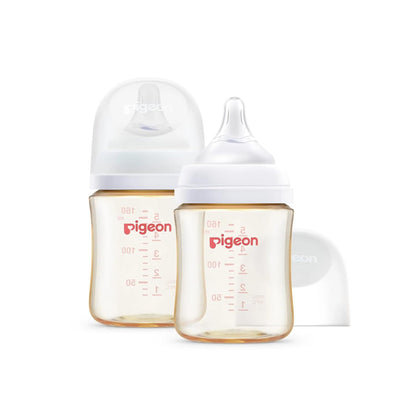 Pigeon PPSU Nursing Baby Bottle Wide Neck, Anti-Colic, Streamlined Body, Natural Feel, Easy to
