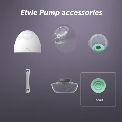 Elvie - Breast Pump Seals - Accessories for Breastmilk Storage, Pumps & Breastfeeding Essentials