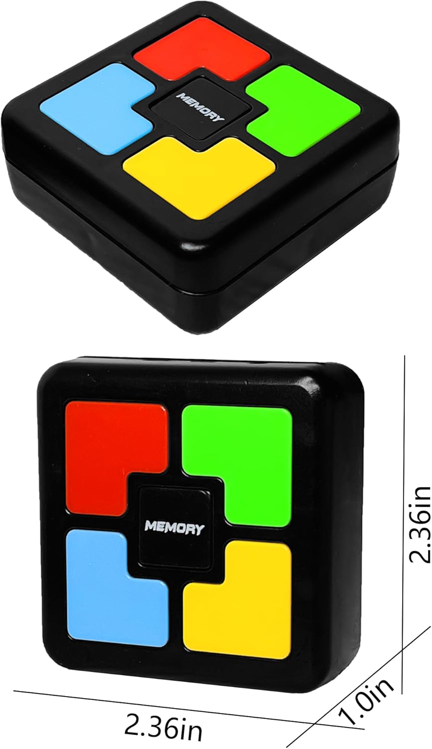 Light Up Memory Game Handheld Electronic Toys Color Memorizing Classic Board Games Quiz Game with Lights and Sounds