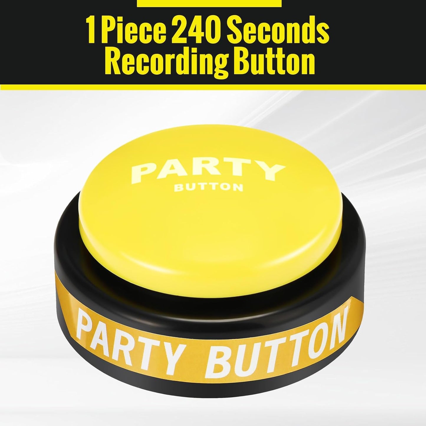 Dance Party Button with Music Sound Button Desk Toys for Office for Adults Classroom Buzzers Novelty Fun Gag Gifts Office Toys Desk Decor Gadget, 4.5 x 4.5 x 1.5 Inch (Fresh Style)