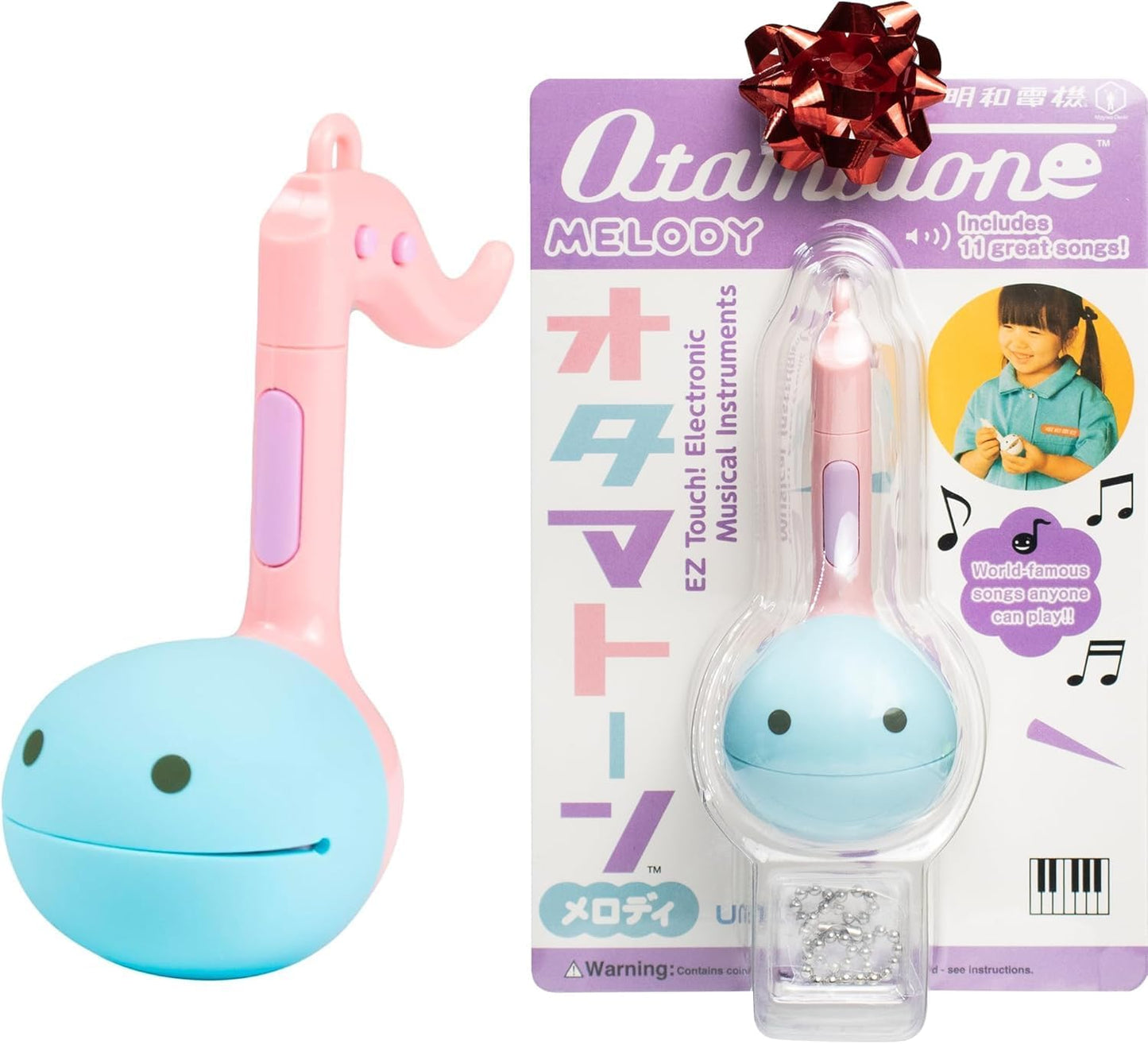 Otamatone Melody Series Japanese Electronic [Mini Size] Musical Instrument [11 Pre-Programmed Songs] Portable Synthesizer from Japan by Maywa Denki [English Instruction], Unicorn