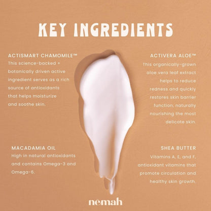 Nemah - Soothing Baby Lotion - Organic Baby Lotion for Sensitive Skin with Actismart Chamomile