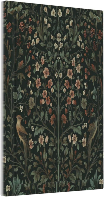 Light Switch Cover Plate Vintage Morris Colorful Flower Green Leaf 1 Gang No Device Blank Electrical Wall Plates Faceplate Decorative Switch Plate For Bed Room Living Room Decor
