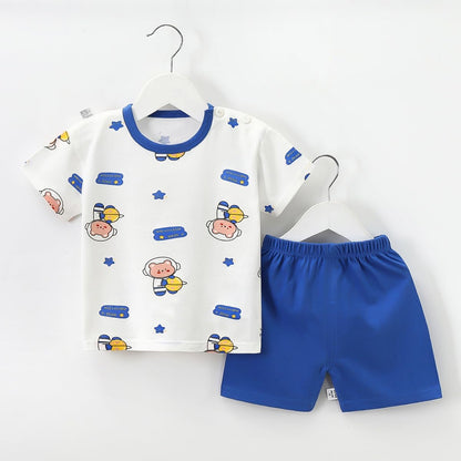 Toddler Baby Boy Clothes for 2t 3t Boys Cute Summer Short Sleeve T-Shirt Tops Shorts Clothes Sets Baby Boy Outfits