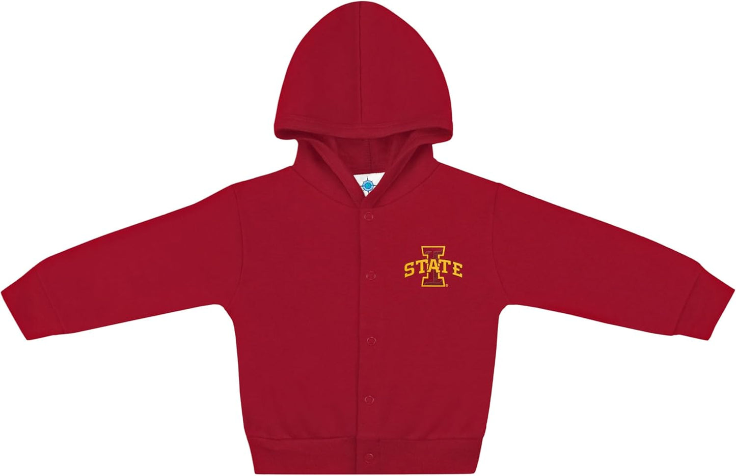 Creative Knitwear College Baby Snap Hooded Jacket - Team Logo, Multiple Colors, for Boys & Girls, (0-24 Months)