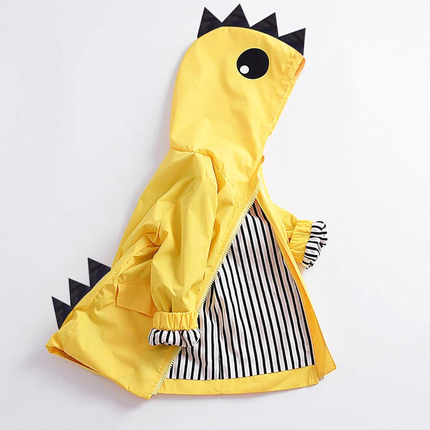 Toddler Baby Boy Girl Duck Rain Jacket Cute Cartoon Yellow Raincoat Hoodie Kids Coat Windbreaker School Outfit
