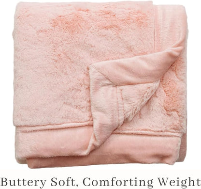 SARANONI Receiving Blankets for Babies Super Soft Boutique Quality Lush Luxury Baby Blanket (Peach