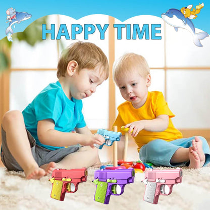 Fidget Toys Pistol, 3D Gravity Mini 1911 Fidget Pistol Toys,Fidget Sensory Toys,Stress Relief for