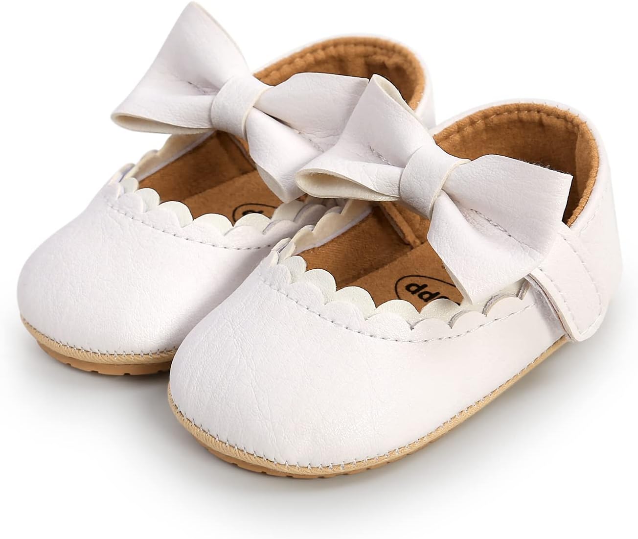 Baby Shoes Mary Jane Flats Non Slip Soft Sole Infant Toddler Sneakers First Walkers Party Christmas Dress Shoes