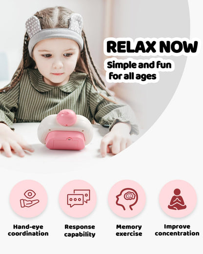 Quick Push Game Console,4 Modes Games, A Toy Game Machine That Exercises Reaction Ability and
