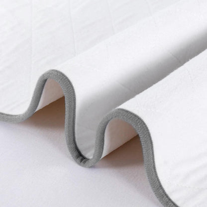 Waterproof Crib Mattress Protector 34" x 52", Non-Slip & Sturdy Mattress Pad, 4 Layers Incontinence