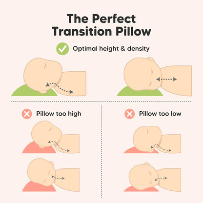 Toddler Pillow with Pillowcase - 13x18 My Little Cuddly Pillow, Viscose Derived From Bamboo Nursery Toddler Pillows for Sleeping, Kids Pillow, Small Travel Pillows, Mini Toddler Bed Pillow (Mist Pink)