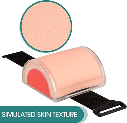 IM,SQ Injection Practice Pad Model with Skin, Subcutaneous Tissue and Muscle Layer for Nurse and