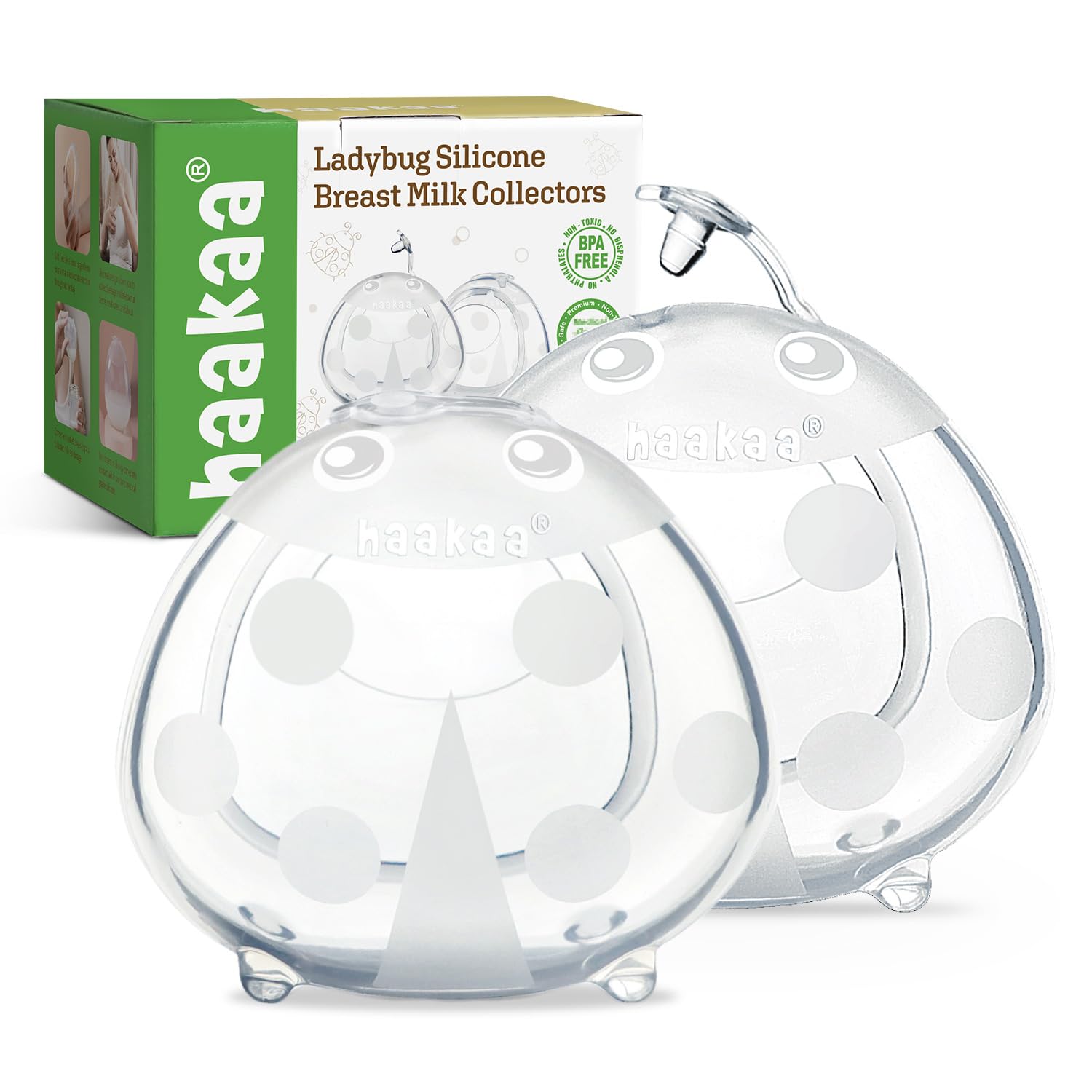 haakaa Ladybug Milk Collector Wearable Milk Collector Ladybug Breastmilk Collector Breastfeeding