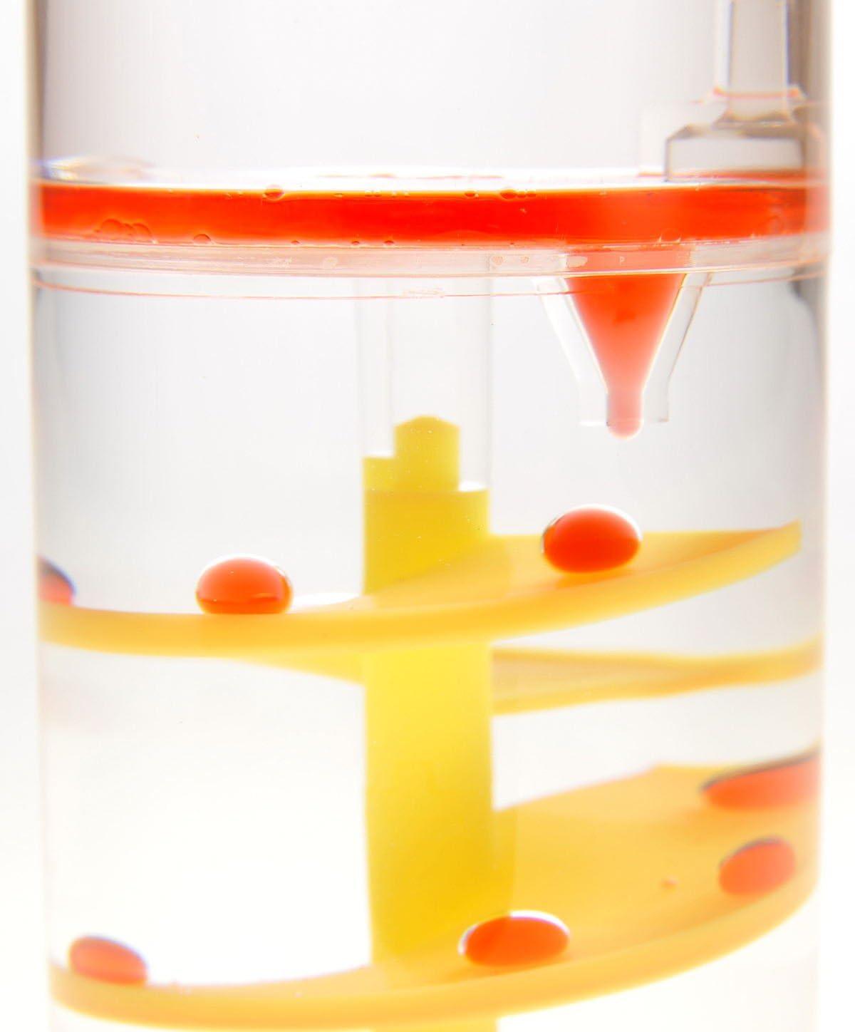 PowerTRC Cylinder Liquid Motion Bubbler, Liquid Sensory Toy Timer, Calm and Relaxing Fidget Desk Toy, Helps with Anxiety, Austism, ADHD. Gifts for Kids and Adults Classroom and Office