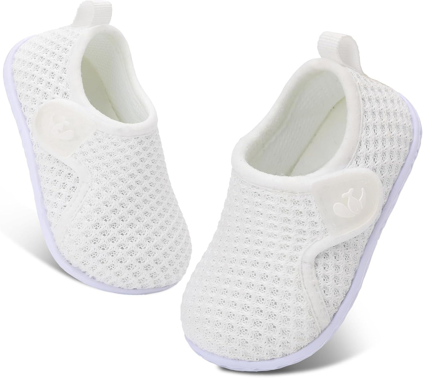 FEETCITY Baby Boys Girls First Walking Shoes Infant Sneakers Crib Shoes Breathable Lightweight Slip On Shoes