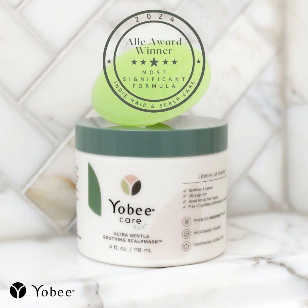 Yobee Ultra Gentle Soothing Scalp Mask - Dry Scalp Treatment Hair Mask Safe For Sensitive Baby Skin